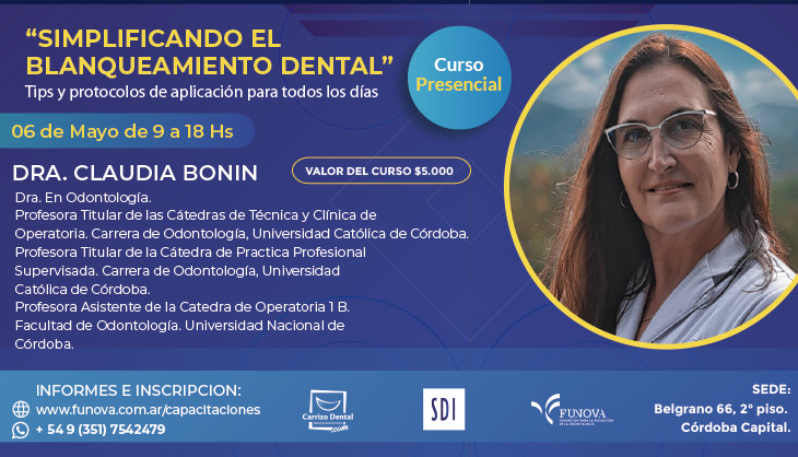 "Simplificando el blanqueamiento dental" Claudia Bonnin.