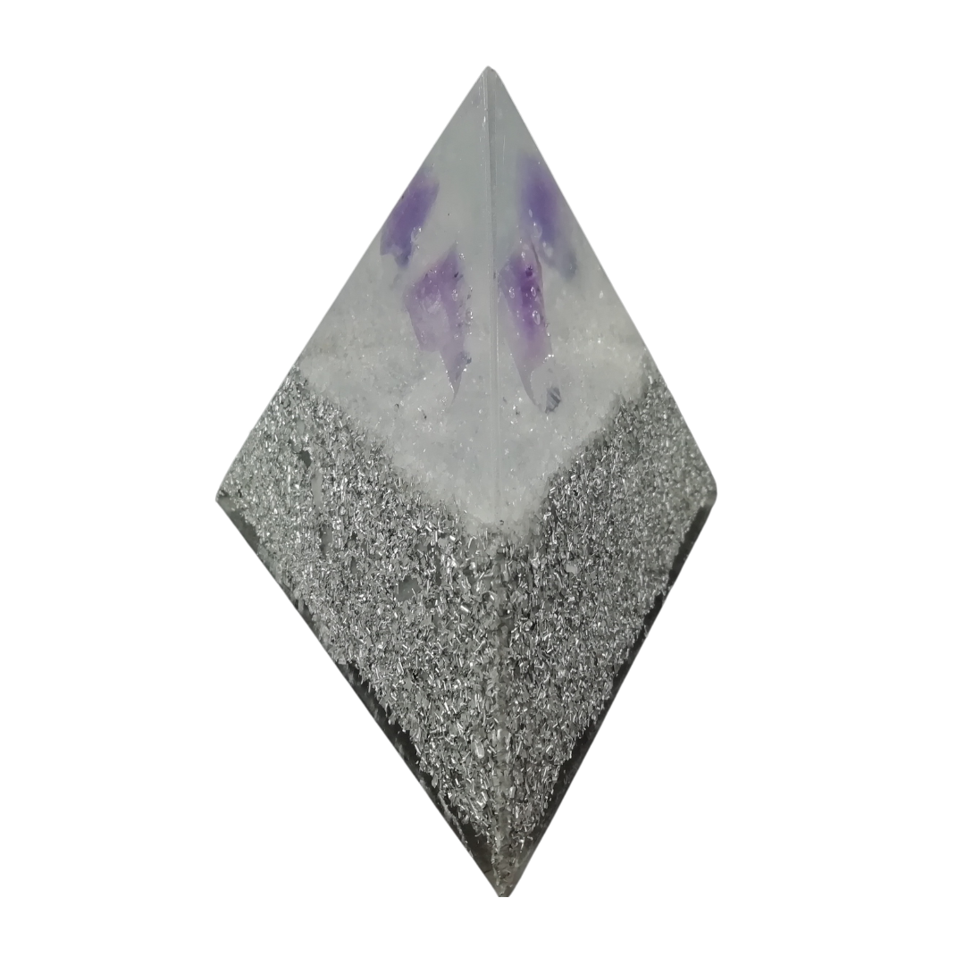 Pirámide Tetraédrica Grande Cristal de Amatista