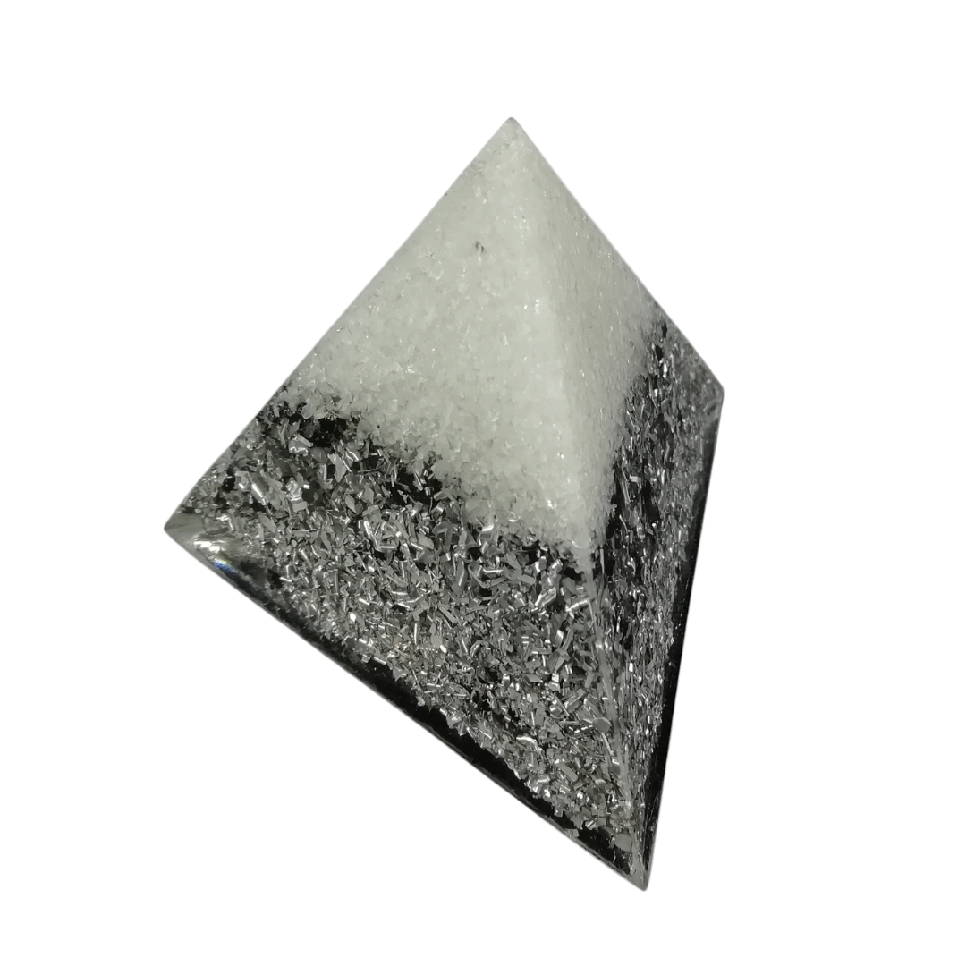 Pirámide Tetraédrica Chica (Pasta de Turmalina y Aluminio)