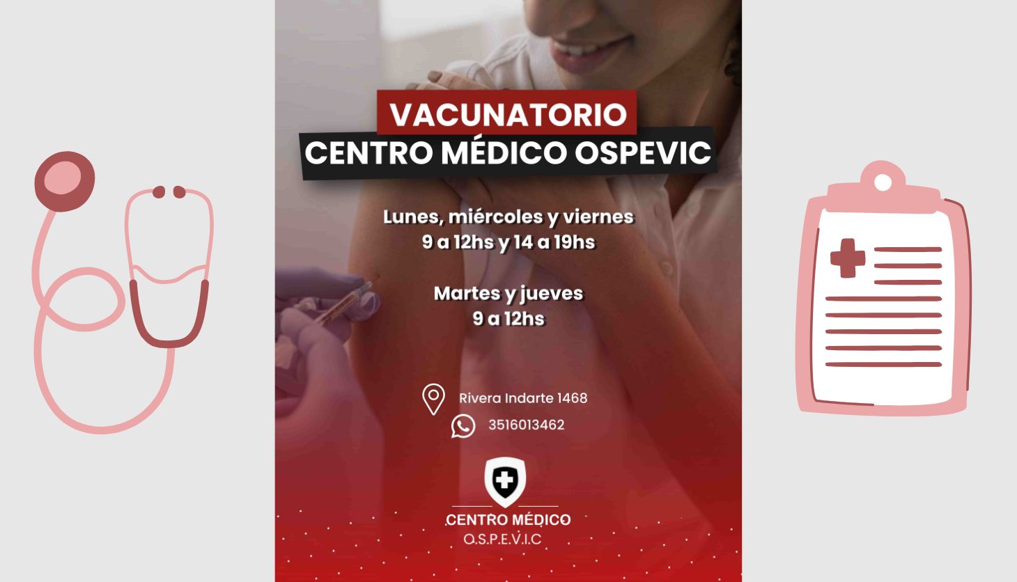 Vacunatorio Centro Médico OSPEVIC
