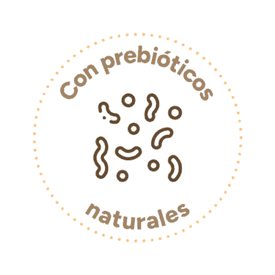 Con prebioticos naturales