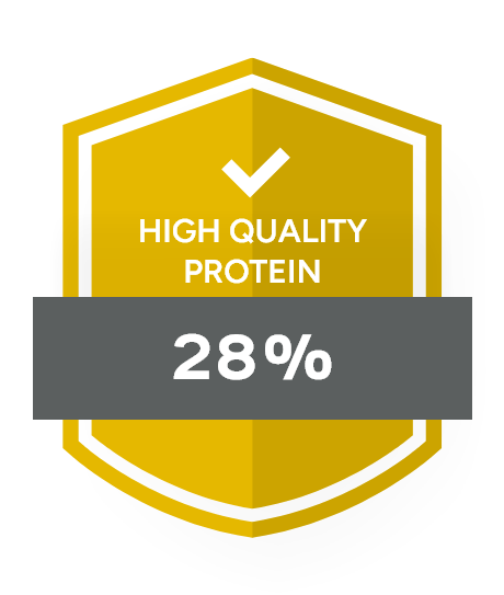 28% High Quality Protein