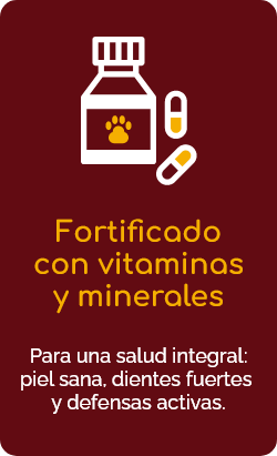 Fortificado con vitaminas y minerales