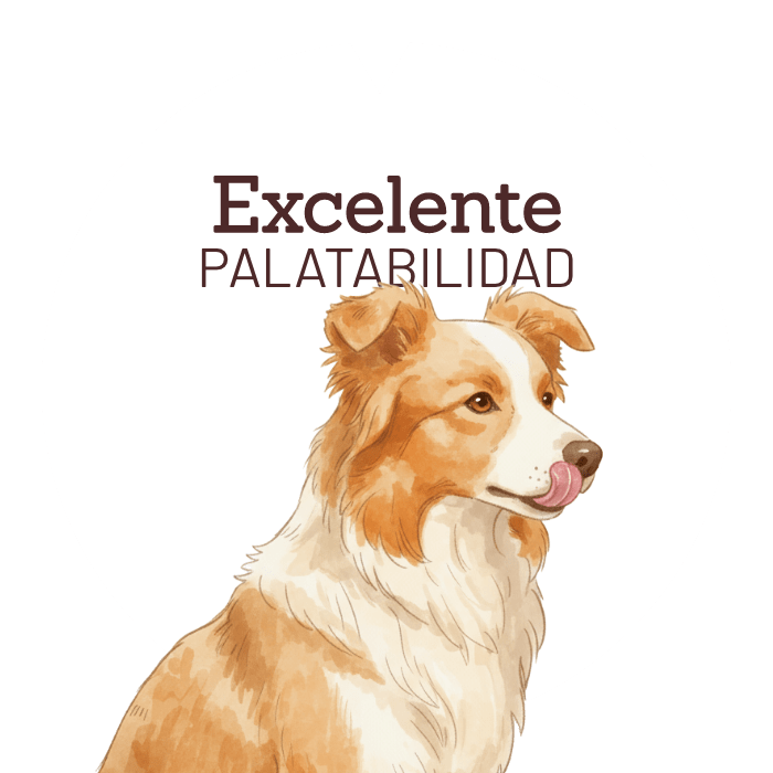 Excelente palatabilidad