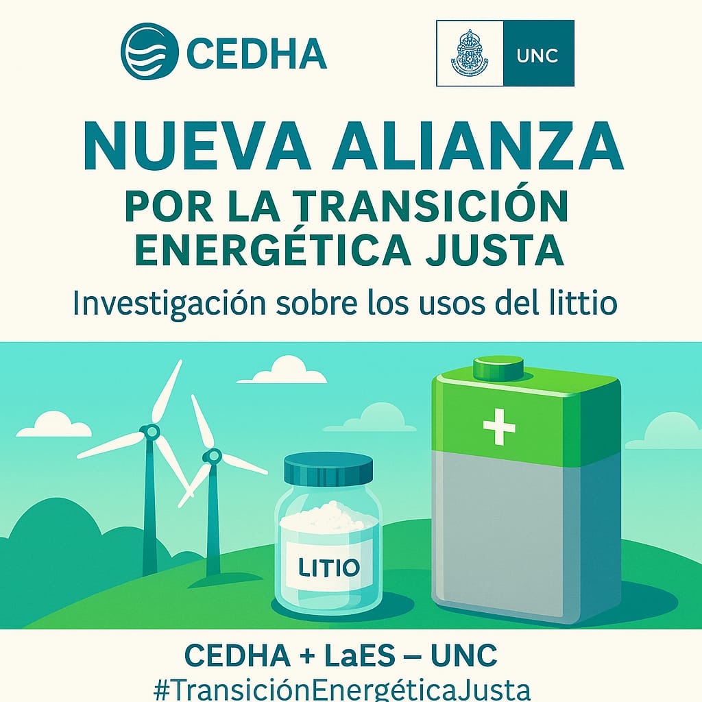 CEDHA y la Universidad Nacional de Córdoba fortalecen la investigación sobre usos del litio
