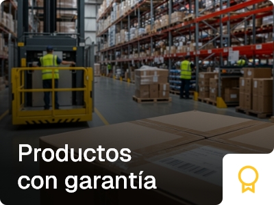 Productos con  garantía