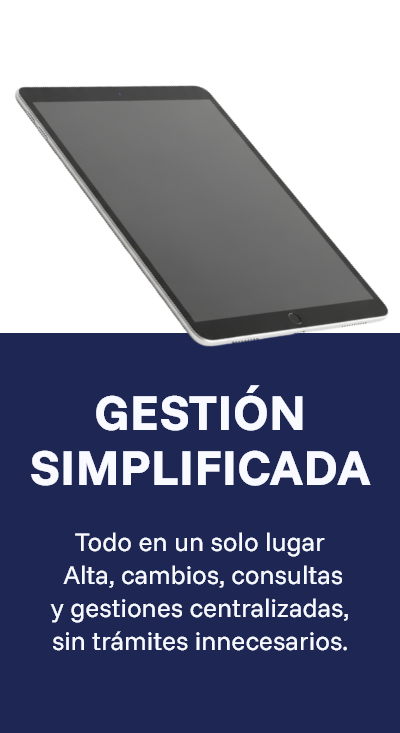 Gestión simplificada