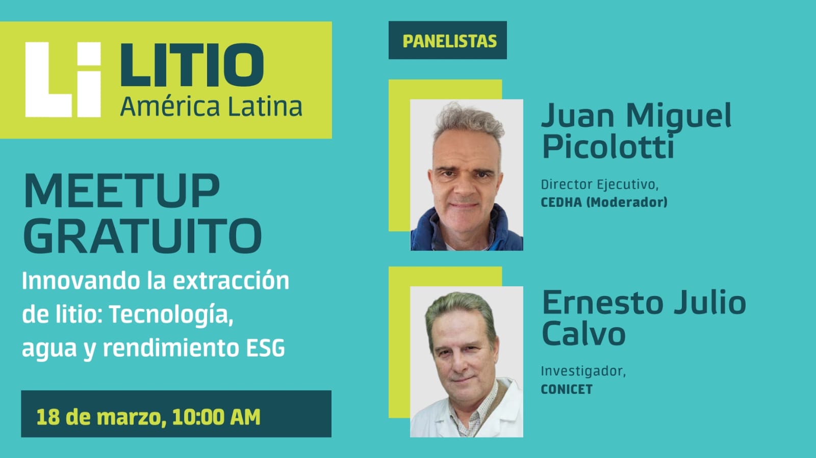 CEDHA participó en seminario internacional sobre innovación en extracción de litio, agua y desempeño