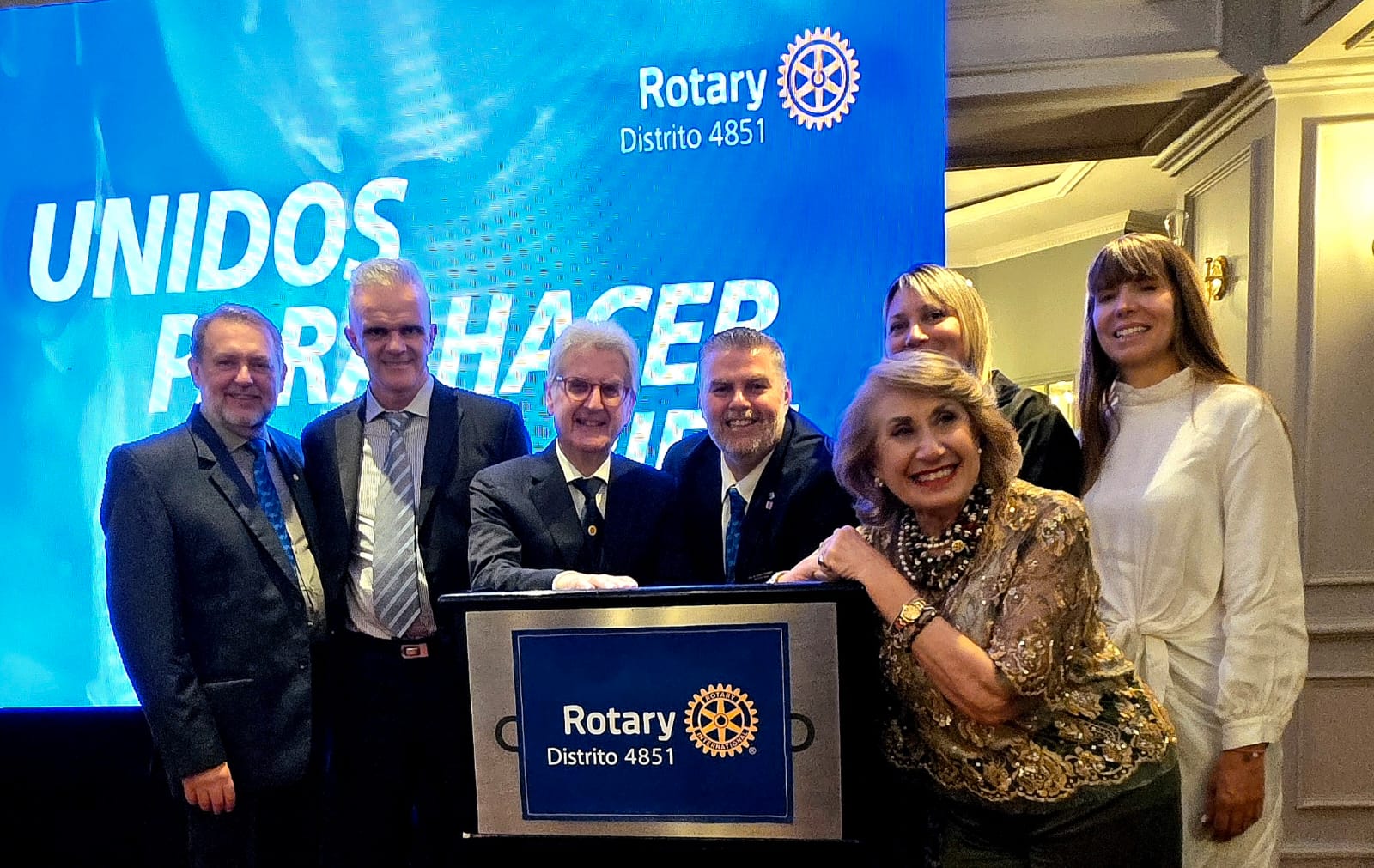 Cedha párticipo de una cena convocada por Rotary International en Córdoba