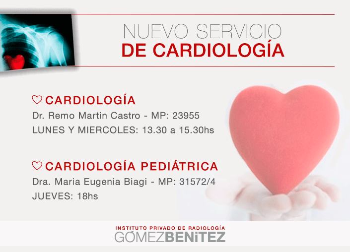 NUEVO SERVICIO: CARDIOLOGÍA Y CARDIOLOGÍA PEDIÁTRICA