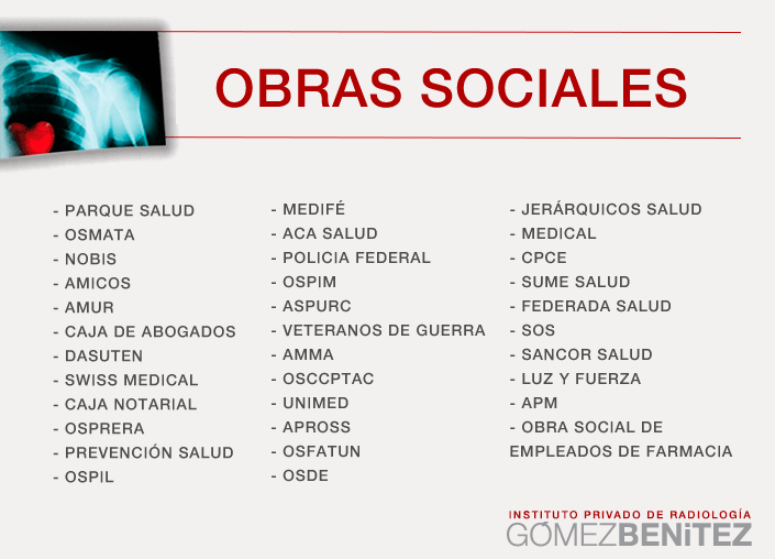 OBRAS SOCIALES CON LAS QUE TRABAJAMOS